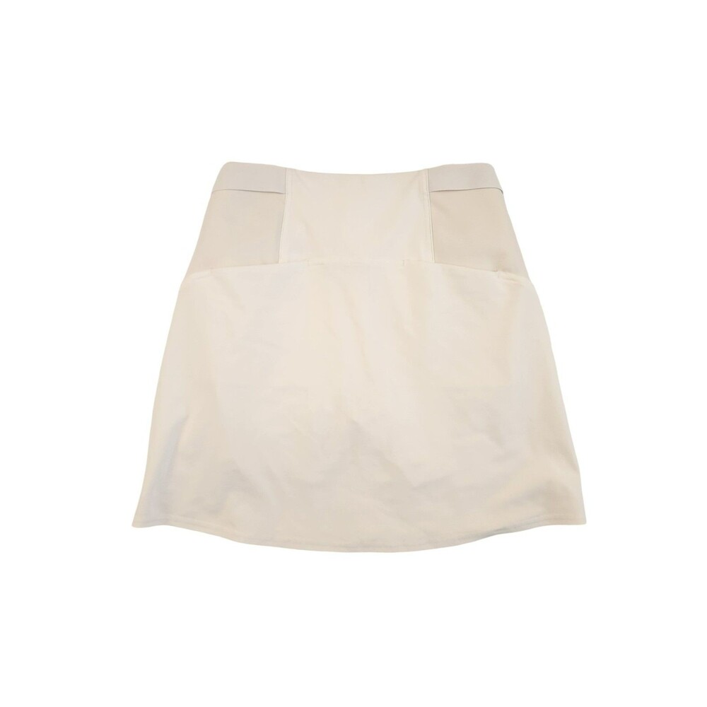 Lululemon Multi-Pocket High Rise Golf Skirt Skort Warpstreme White/Cream 4 - Picture 6 of 8